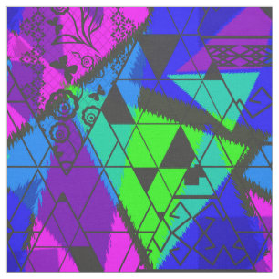 Tela Neon abstracto.