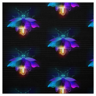 Tela Neon Firefly en negro