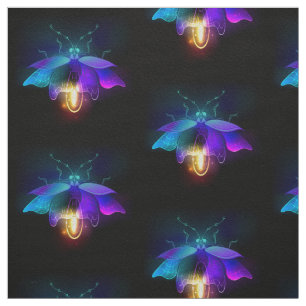 Tela Neon Firefly en negro