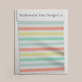 Tela Neon Summer Cabana Stripe