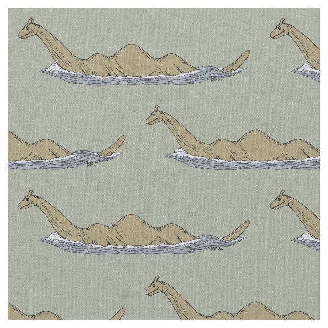 Tela Nessie the Loch Ness Monster (De cerca)