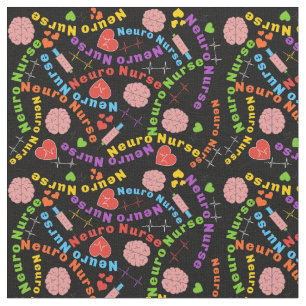 Tela Neuro Nurse Black Fabric