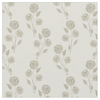 Tela Neutral floral