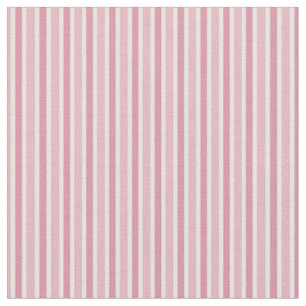 Tela Niebla de rosa, margarita rosa y rayas blancas