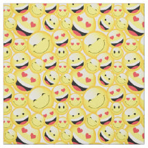 Niñas divertidas Emoji sonriente amarilla se enfre