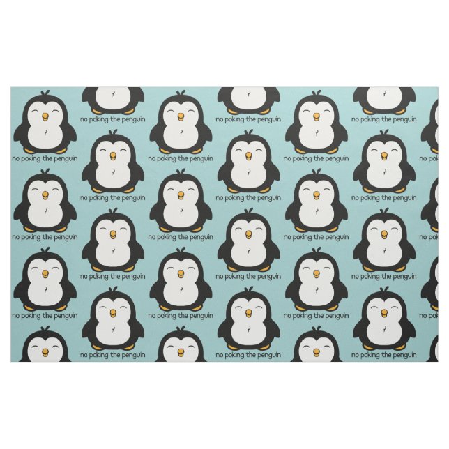 Tela Ningún empuje del modelo del pingüino ("Cuarto gordo" (fat quarter))