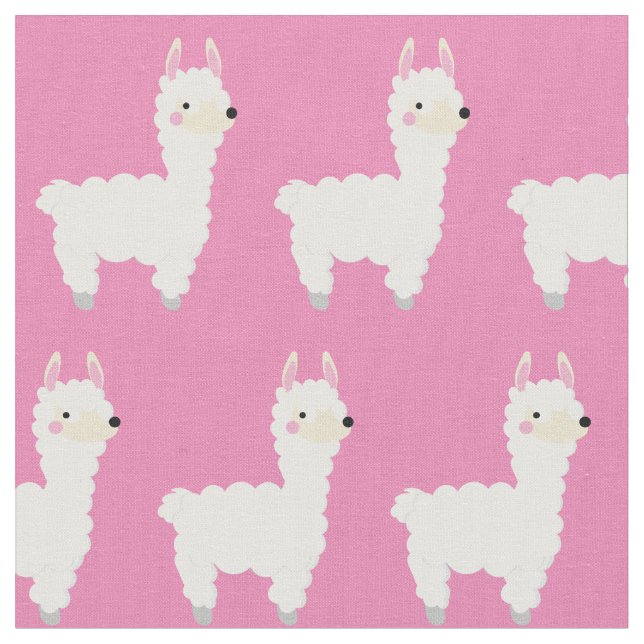 Tela Niño de Llama Cuta (De cerca)