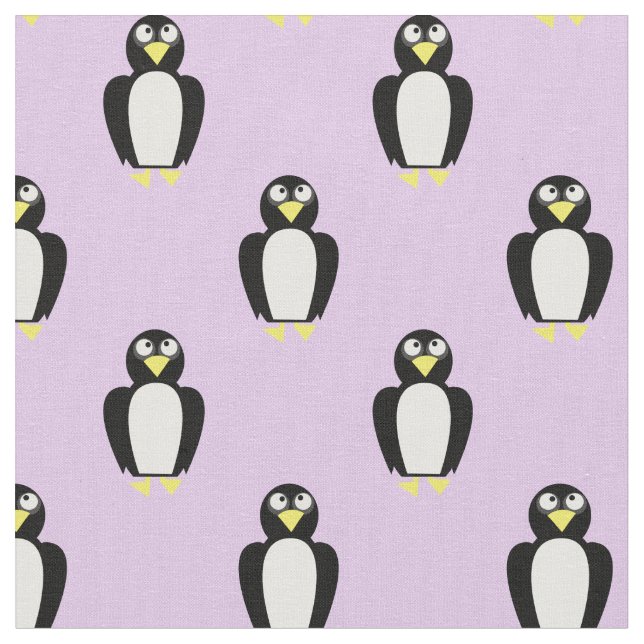 Tela Niños con pingüinos pequeños Nursera (De cerca)