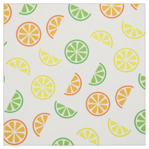 Tela Niños Cuadros Citrus Fruit Baby Nursery Lime Limón