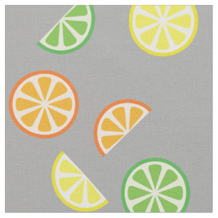 Tela Niños Cuds Citrus Fruit Baby Nursery Lime Limón