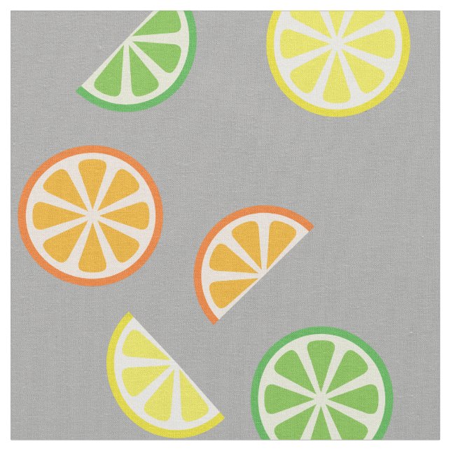 Tela Niños Cuds Citrus Fruit Baby Nursery Lime Limón (De cerca)