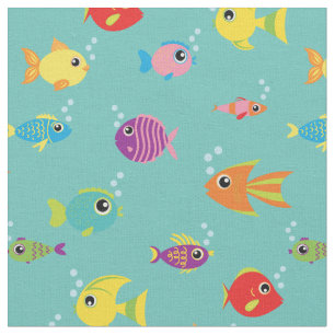 Tela Niños curados Pescado Nursera Acuario Tropical
