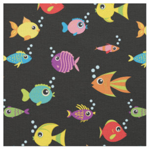 Tela Niños curados Pescado Nursera Acuario Tropical