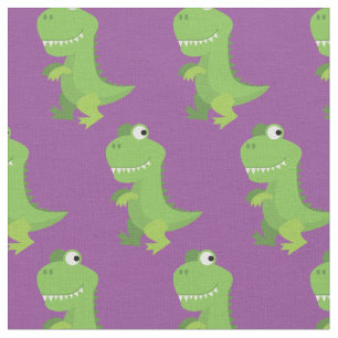 Tela Niños de dinosaurios curados Personalizado de Dino