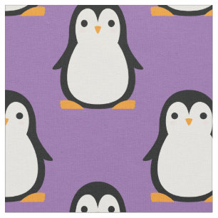 Tela Niños Lindos Pingüino Cartoon Guardería Infantil