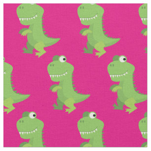 Tela Niños pequeños de dinosaurios T-Rex Personalizad