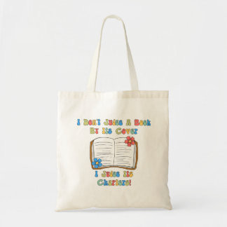 Tela No juzgo un libro por su bolso de tote