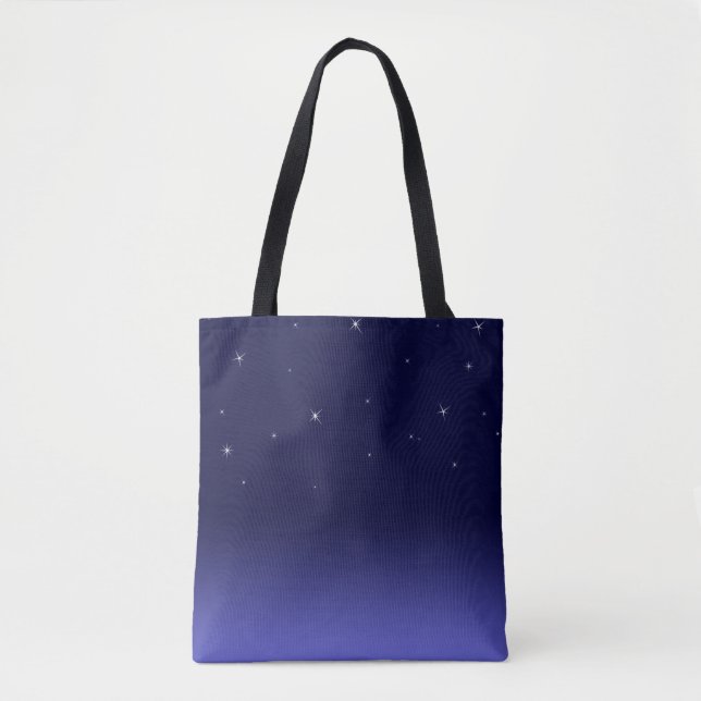 Tela Noche estrellada, bolso de mano del Personalizable (Anverso)
