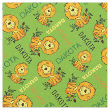 Nombramiento personalizado de león animal tejido p