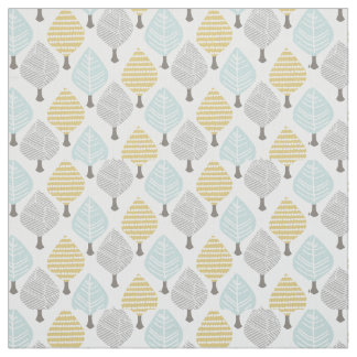 Tela noruega del diseño del árbol