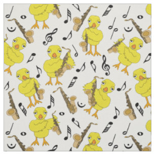 Tela Notas de la música de Chick saxofonía