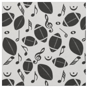 Tela Notas de Música de Fútbol Americano