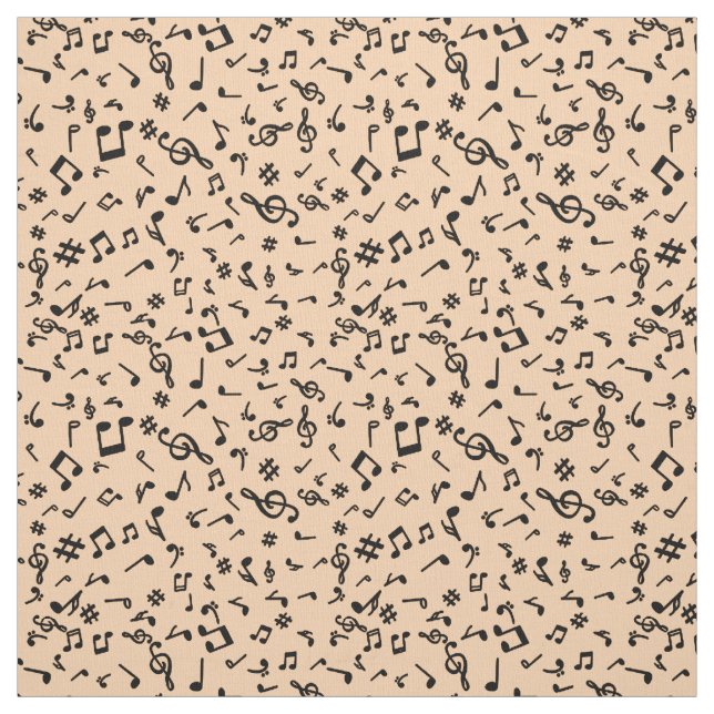 Tela Notas musicales (Retal)