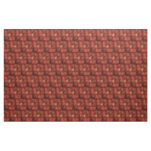 Tela notas musicales doradas Tela, textil colorido de c