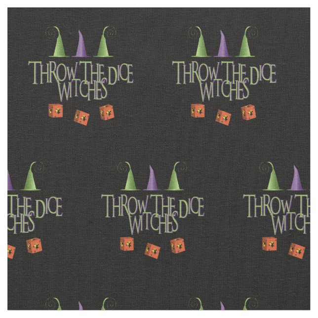 Tela Novedad divertida arroja los dados brujos Bunco (De cerca)