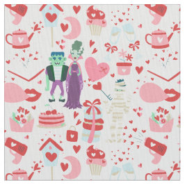 Tela novia monstruo rosa frankenstein momia valentines