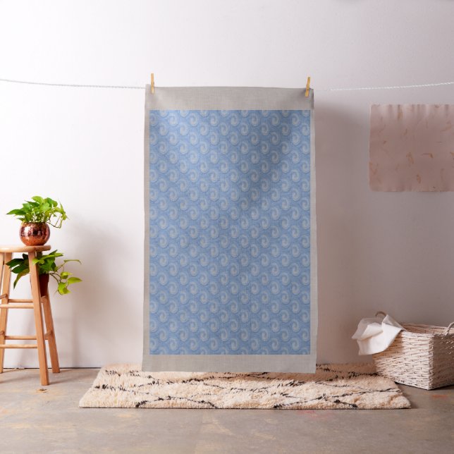 Tela Nubes azules de estructura giratoria (In Situ)