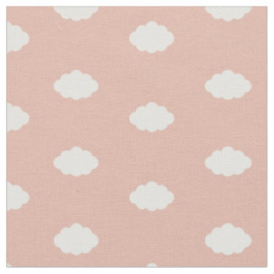 Tela Nubes de Marfil sobre Rosa Salmón