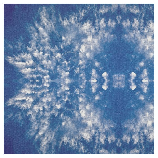 Tela Nubes de tintes (De cerca)