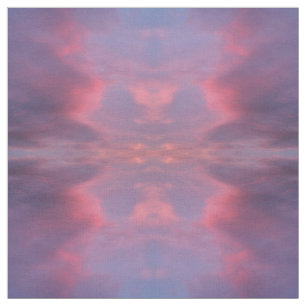 Tela Nubes Rosadas Azules