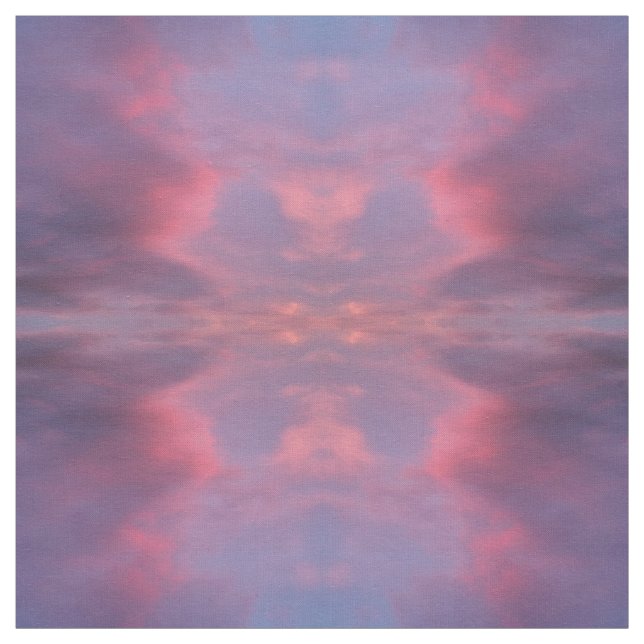 Tela Nubes Rosadas Azules (Retal)