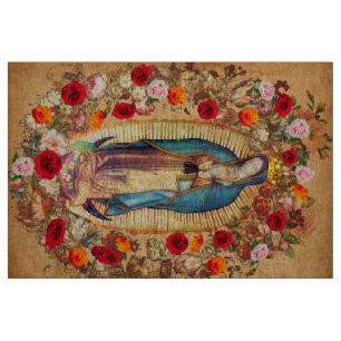 Tela Nuestra Señora de Guadalupe Rosas 206