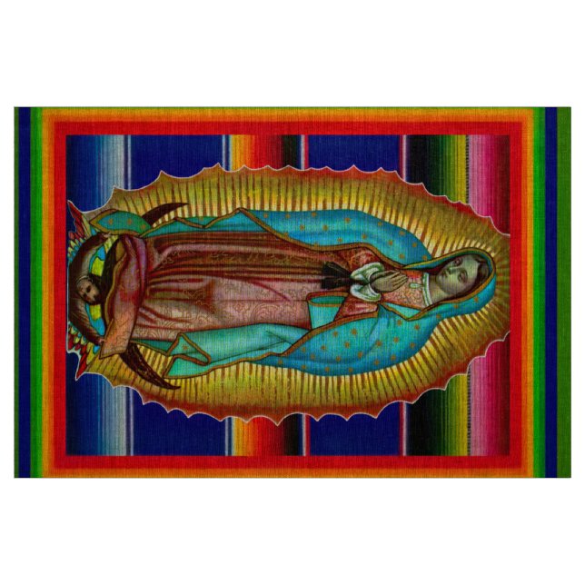 Tela Nuestra Señora de Guadalupe zarape 205 ("Cuarto gordo" (fat quarter))