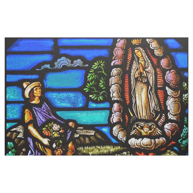 Tela Nuestro Senora vitral de señora Guadalupe Nuestra (Yarda)