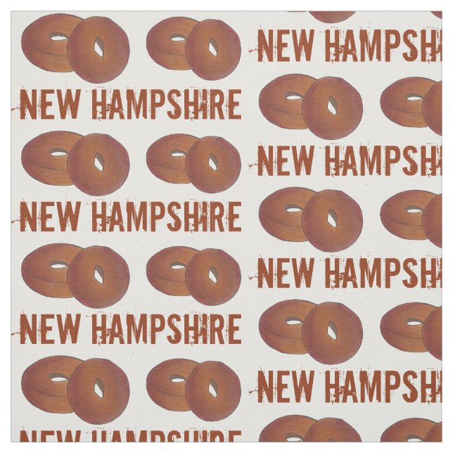 Tela Nueva Hampshire NH Cider Apple Donuts Doughnut Foo (Retal)
