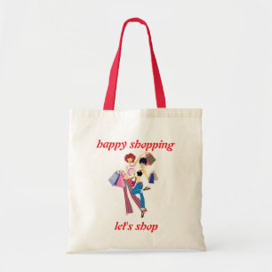 Tela nuevo bolso de tote de compras