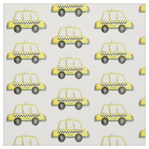 Tela NYC New York Yellow Taxi Cabbie Checkered Cab