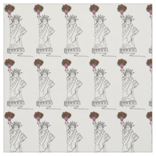 Tela NYC Valentine Bouquet Estatua de la Libertad Nueva