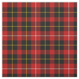 Tela O'Connell Tartán rojo y negro irlandés