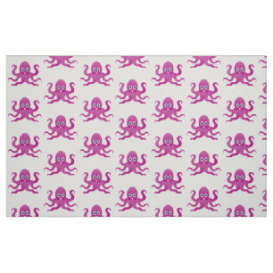 Tela Octope morado divertido