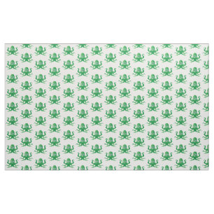Tela Octopi verde divertido