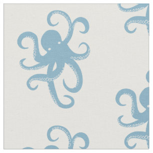 Tela Octopus azul