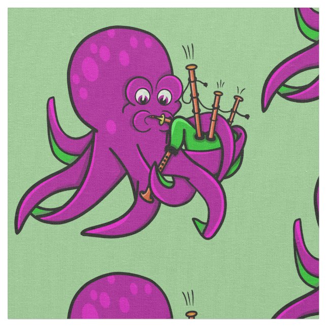 Tela Octopus Golpeando Para Hacer Música En Las Pipes (De cerca)