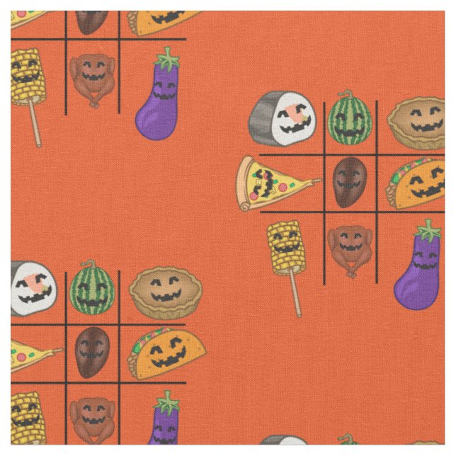 Tela Oddball Jack o'lantern Medley Thunder_Cove (De cerca)