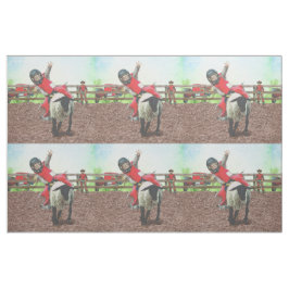 Tela Oeste de Rodeo Cowgirl Mutton Busting 9