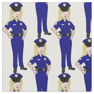 Tela Oficial de policía femenina